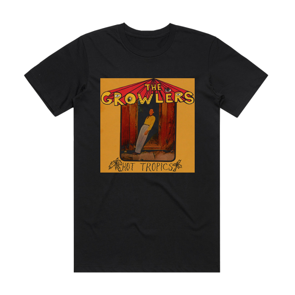 The Growlers Hot Tropics Album Cover T-Shirt Black