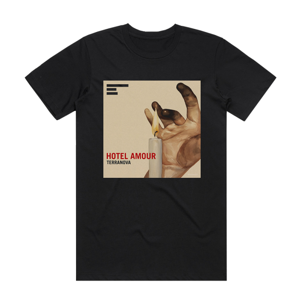 Terranova Hotel Amour Album Cover T-Shirt Black