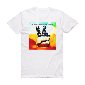The Soup Dragons Hotwired Album Cover T-Shirt White