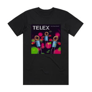 Telex How Do You Dance Album Cover T-Shirt Black