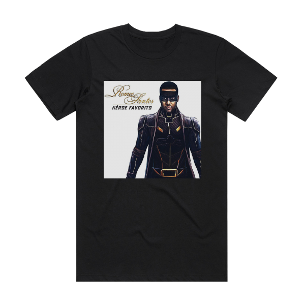 Romeo Santos Hroe Favorito Album Cover T-Shirt Black