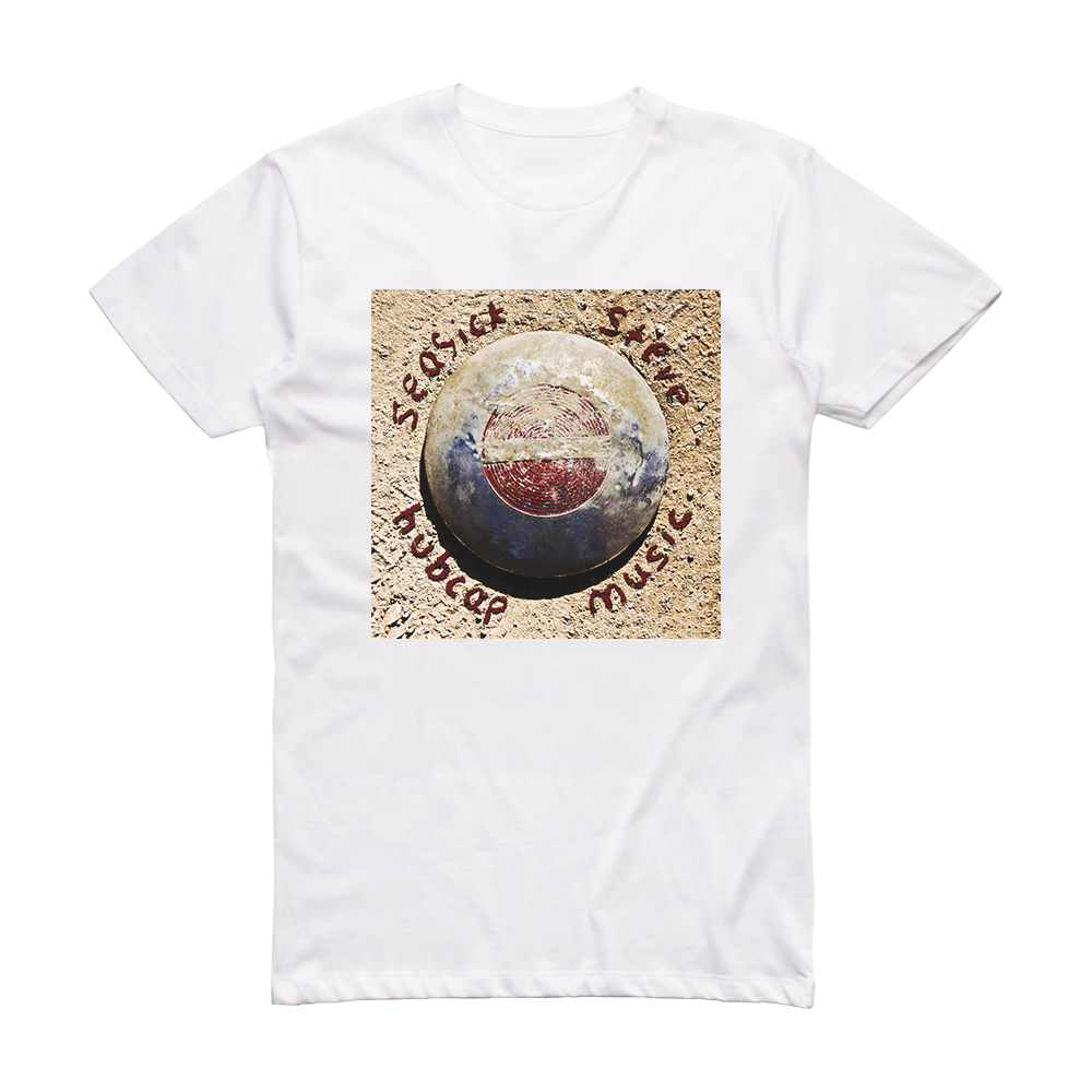 Seasick Steve Hubcap Music Album Cover TShirt White ALBUM COVER TSHIRTS