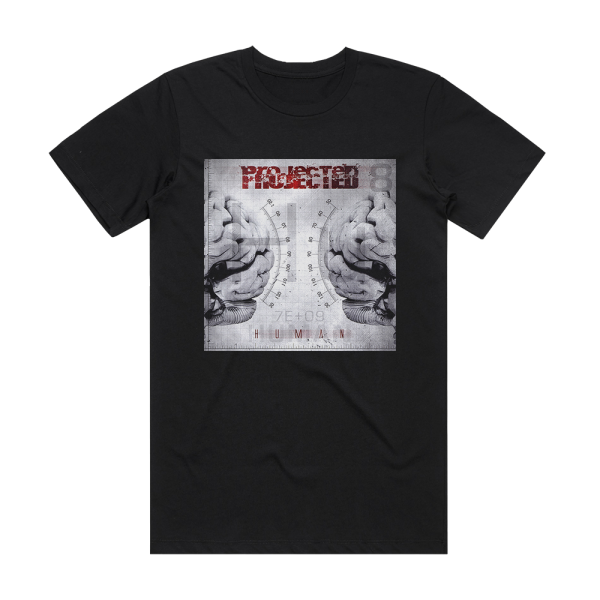 Projected Human Album Cover T-Shirt Black