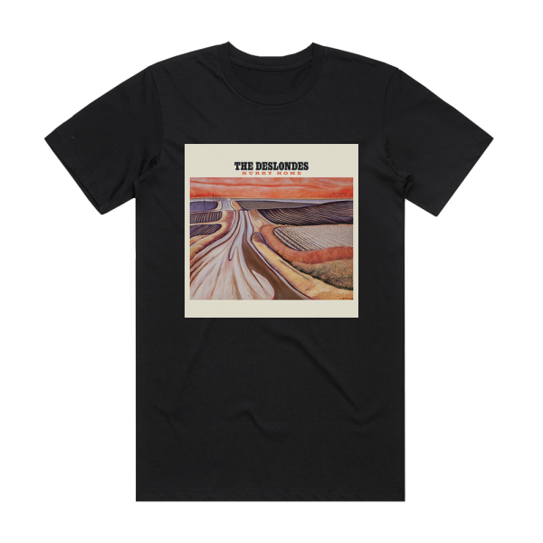 The Deslondes Hurry Home Album Cover T-Shirt Black