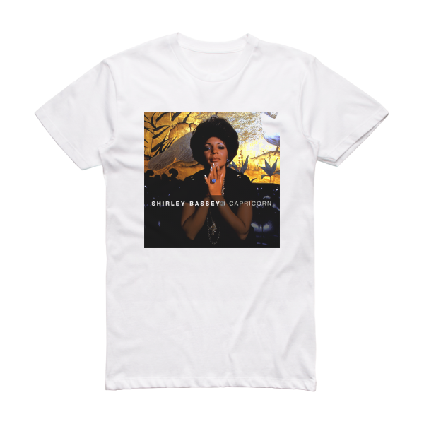 Shirley Bassey I Capricorn Album Cover T-Shirt White