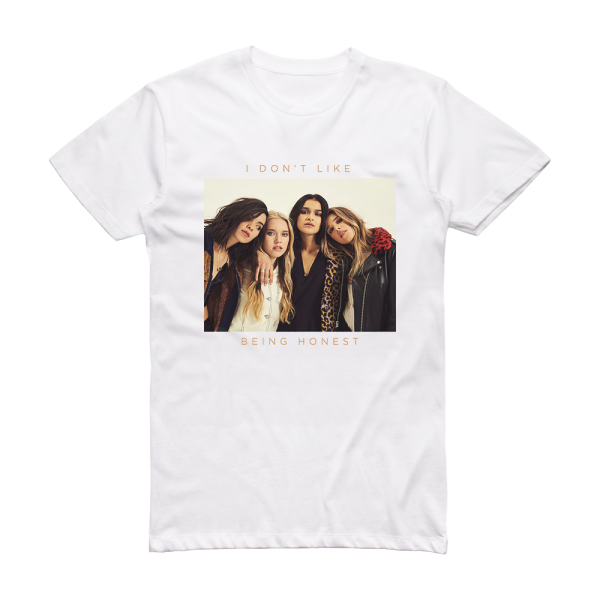 The Aces I Dont Like Being Honest Album Cover T-Shirt White