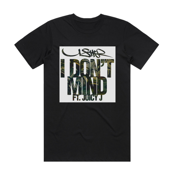 Usher I Dont Mind Album Cover T-Shirt Black