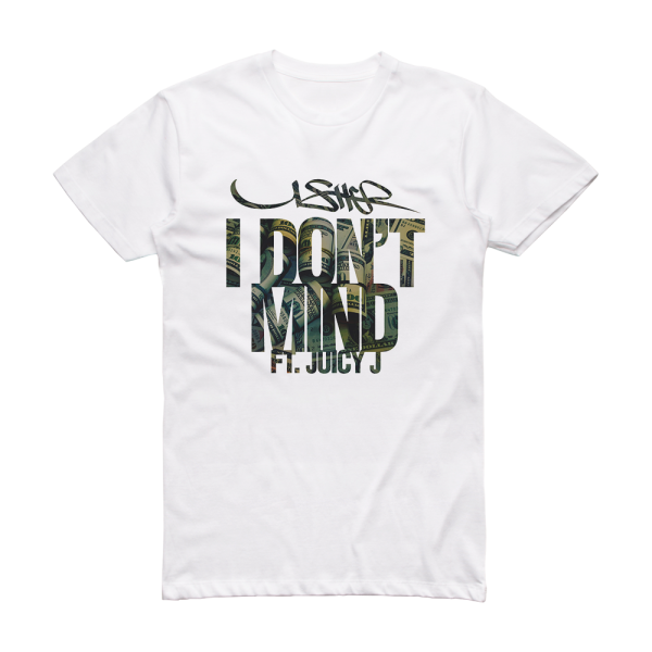 Usher I Dont Mind Album Cover T-Shirt White