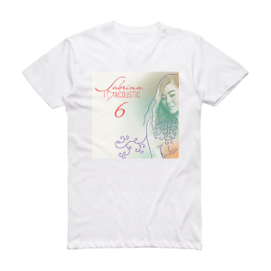 Sabrina I Love Acoustic 6 Album Cover T-Shirt White