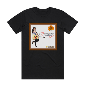 Sabrina I Love Acoustic Album Cover T-Shirt Black
