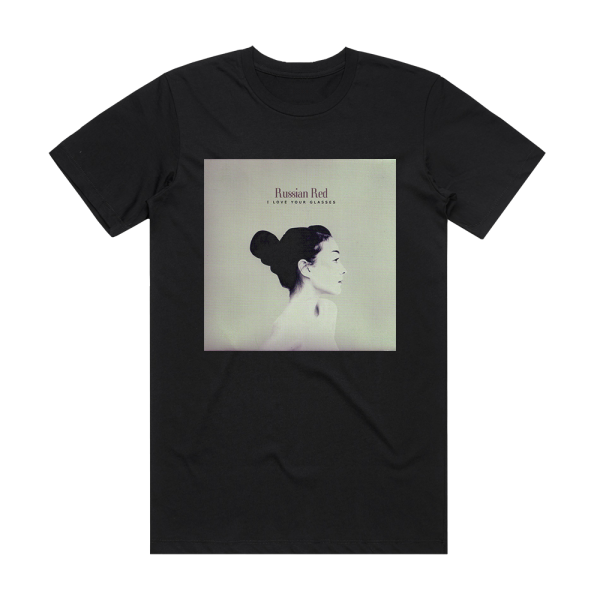 Russian Red I Love Your Glasses Album Cover T-Shirt Black