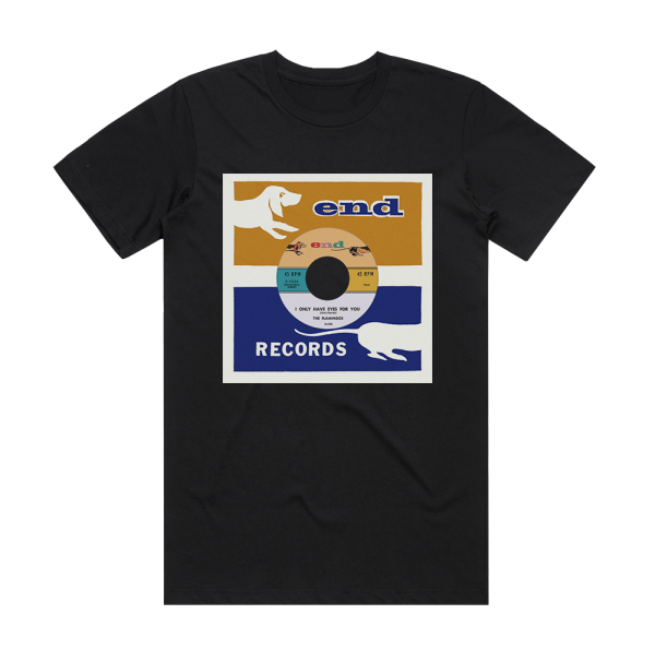 The Flamingos I Only Have Eyes For You Album Cover T-Shirt Black