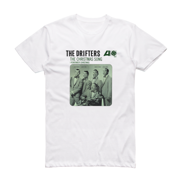 The Drifters I Remember Christmas Album Cover T-Shirt White