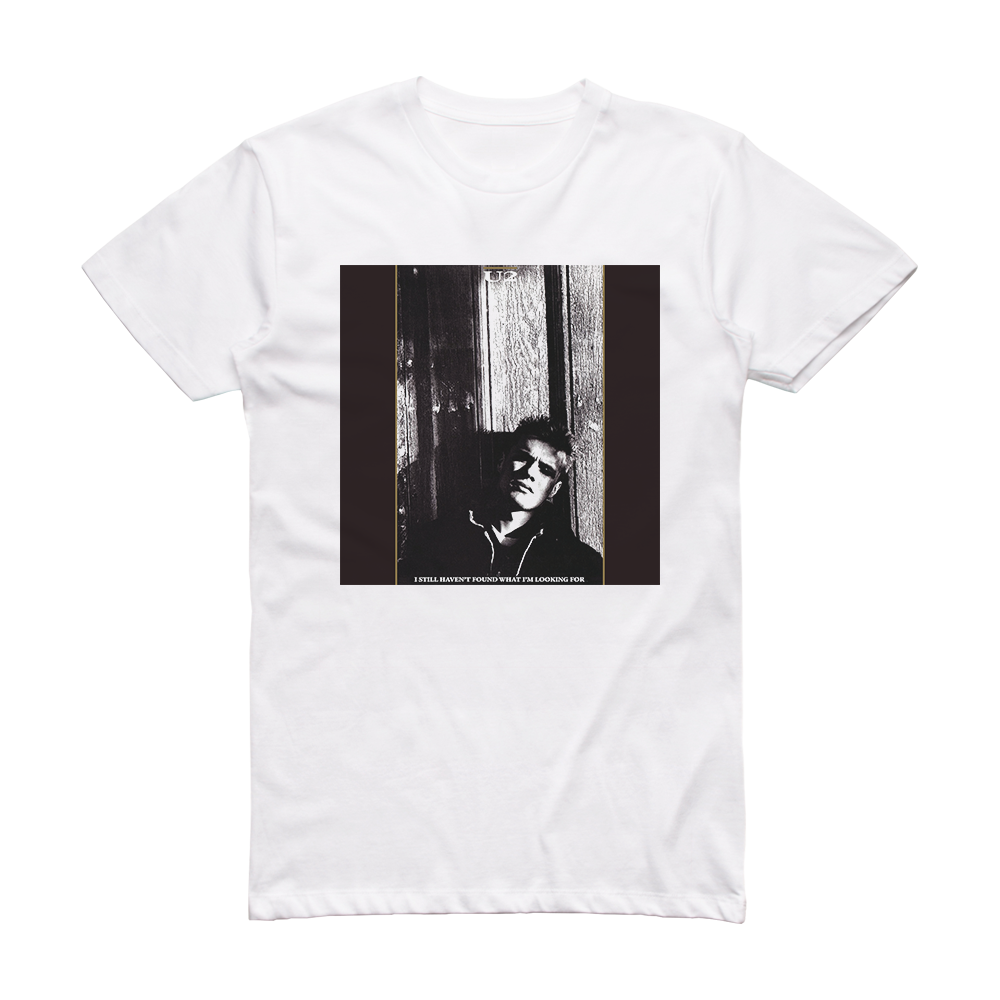 U2 I Still Havent Found What Im Looking For 1 Album Cover T-Shirt White ...