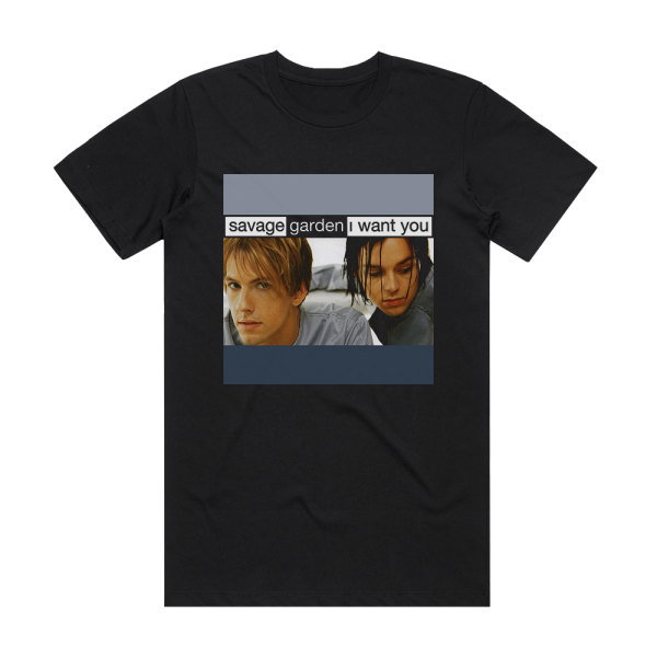 Savage Garden I Want You Album Cover T-Shirt Black