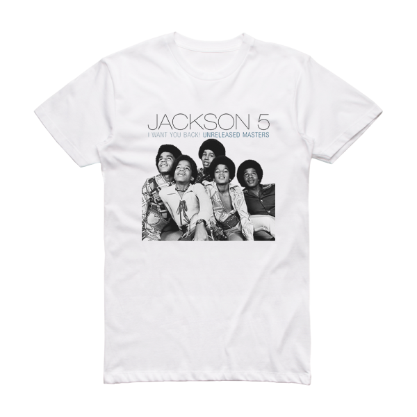 The Jackson 5 I Want You Back Unreleased Masters Album Cover T-Shirt White