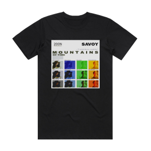 Savoy I Wish There Could Be Mountains Of Time Album Cover T-Shirt Black