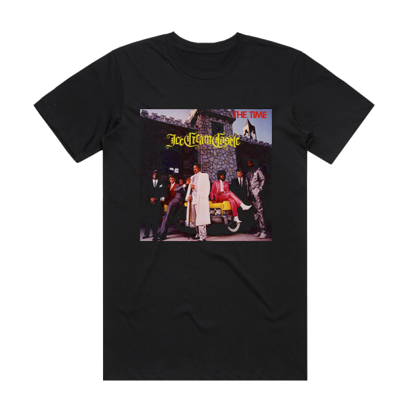 The Time Ice Cream Castle Album Cover T-Shirt Black