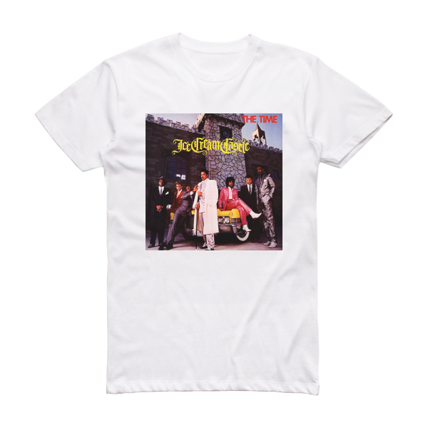 The Time Ice Cream Castle Album Cover T-Shirt White