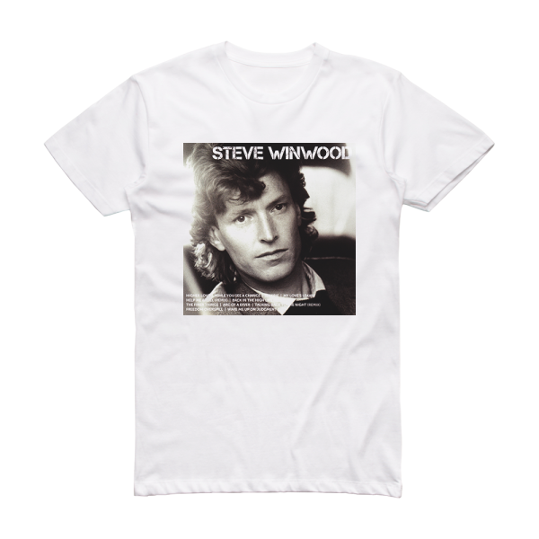 Steve Winwood Icon Album Cover T-Shirt White