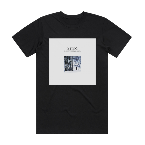Sting If On A Winters Night 2 Album Cover T-Shirt Black