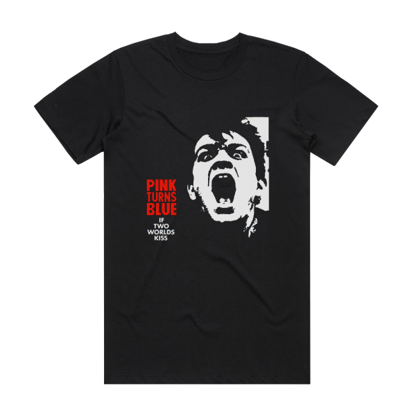 Pink Turns Blue If Two Worlds Kiss Album Cover T-Shirt Black