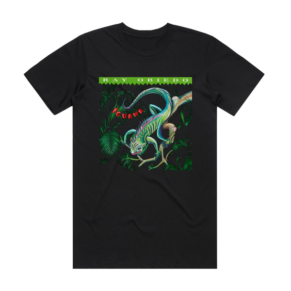 Ray Obiedo Iguana Album Cover T-Shirt Black