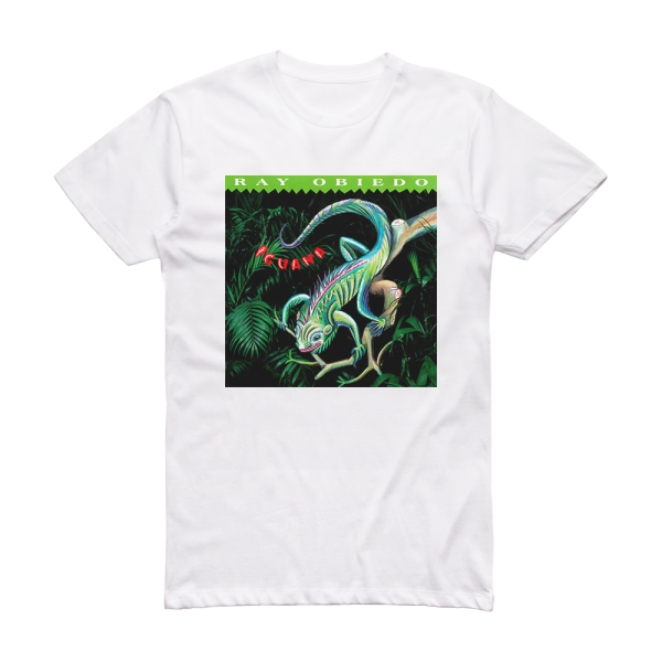 Ray Obiedo Iguana Album Cover T-Shirt White