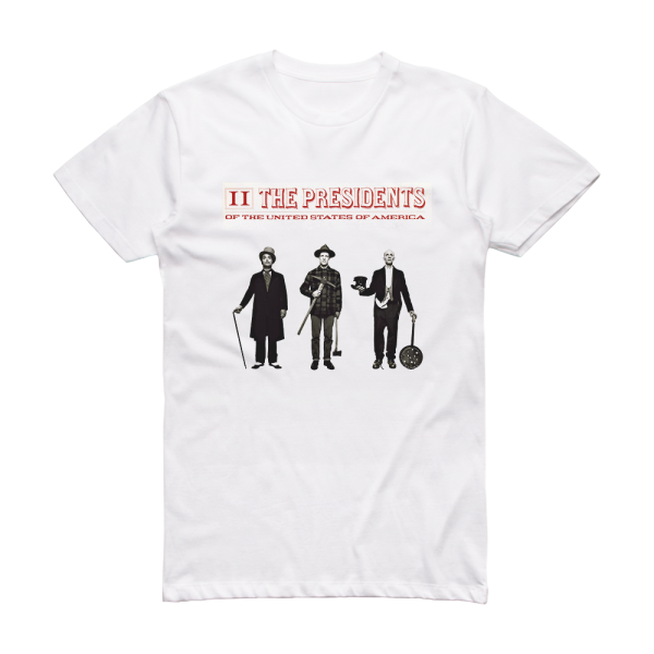 The Presidents of the United States of America Ii Album Cover T-Shirt White