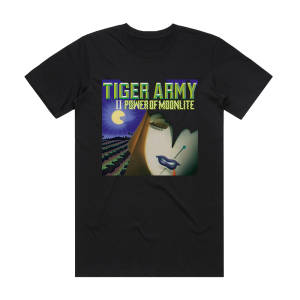 Tiger Army Ii Power Of Moonlite Album Cover T-Shirt Black