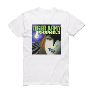 Tiger Army Ii Power Of Moonlite Album Cover T-Shirt White