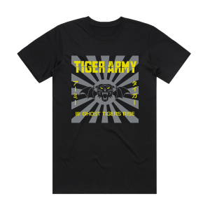 Tiger Army Iii Ghost Tigers Rise Album Cover T-Shirt Black
