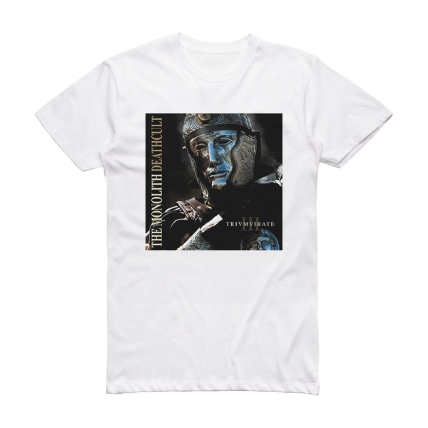 The Monolith Deathcult Iii Triumvirate 2 Album Cover T-Shirt White