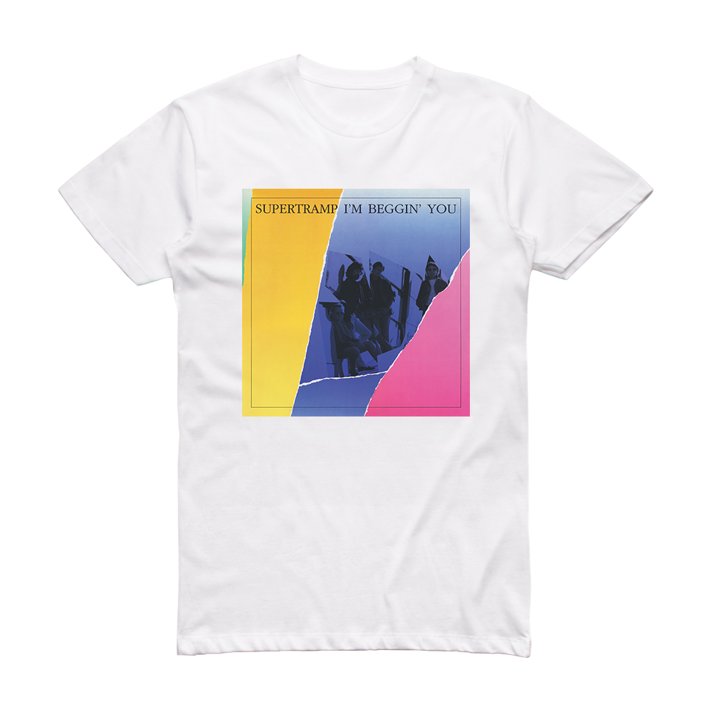 Supertramp Im Beggin You Album Cover T-Shirt White – ALBUM COVER T-SHIRTS