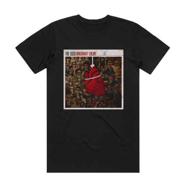 The Used Imaginary Enemy Album Cover T-Shirt Black