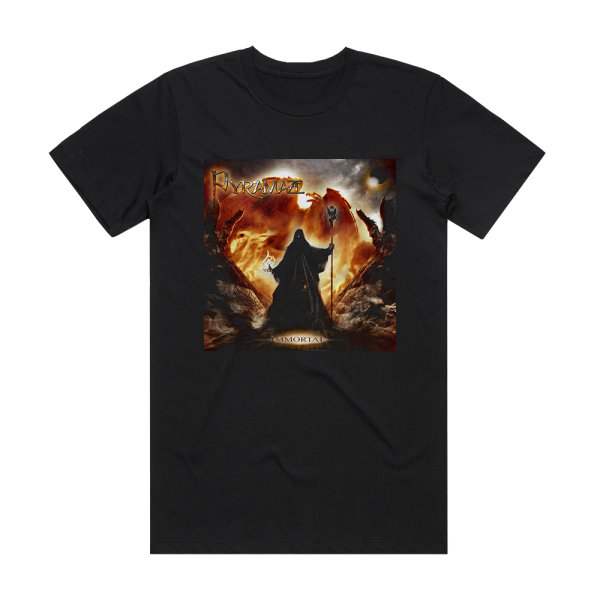 Pyramaze Immortal Album Cover T-Shirt Black