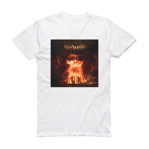 Shaman Immortal Album Cover T-Shirt White