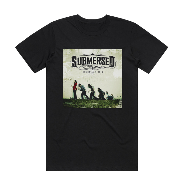 Submersed Immortal Verses Album Cover T-Shirt Black