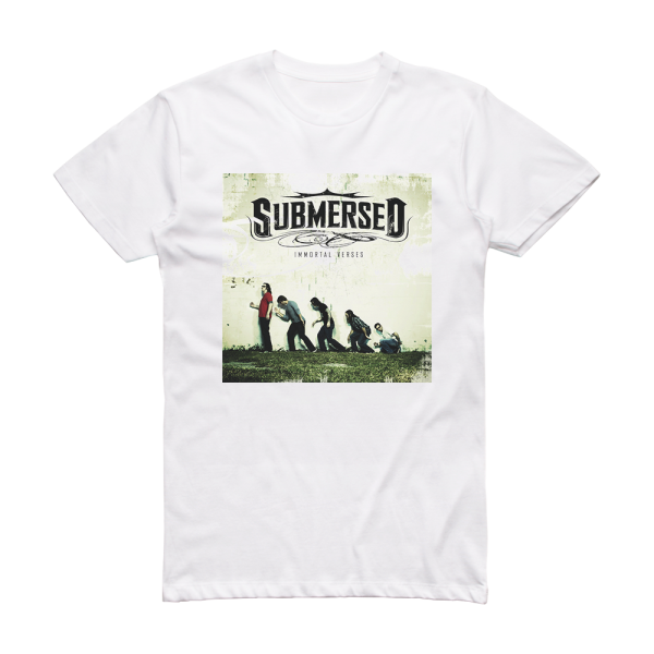 Submersed Immortal Verses Album Cover T-Shirt White