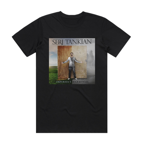 Serj Tankian Imperfect Harmonies Album Cover T-Shirt Black