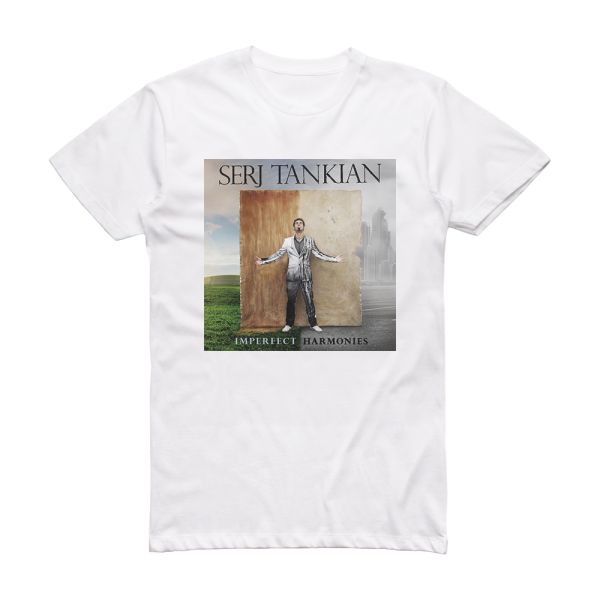 Serj Tankian Imperfect Harmonies Album Cover T-Shirt White