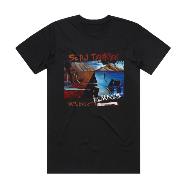 Serj Tankian Imperfect Remixes Album Cover T-Shirt Black