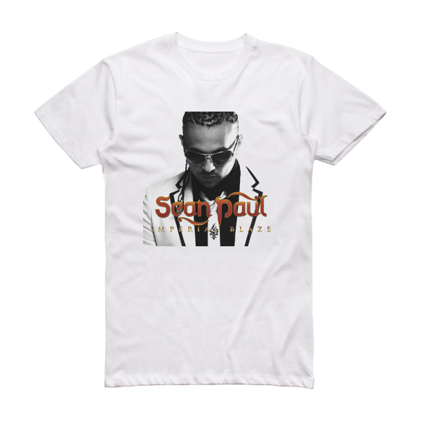 Sean Paul Imperial Blaze Album Cover T-Shirt White