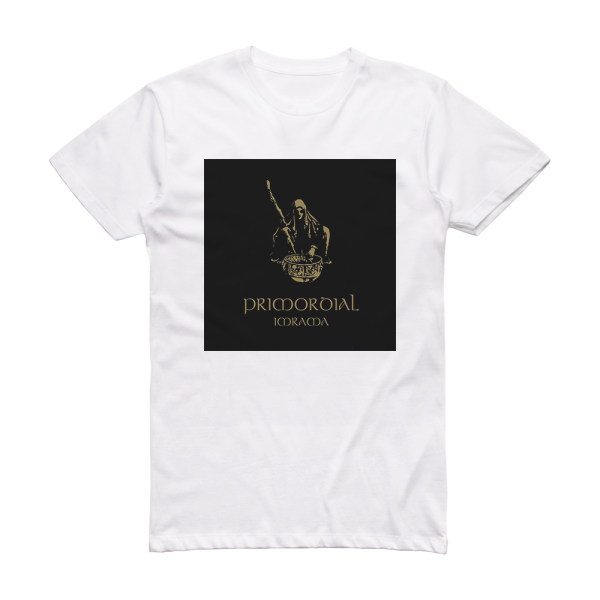 Primordial Imrama 2 Album Cover T-Shirt White