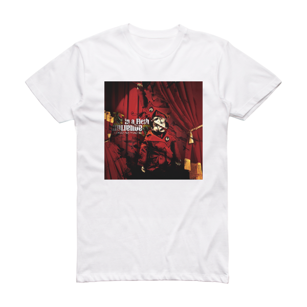 Unexpect In A Flesh Aquarium Album Cover T-Shirt White