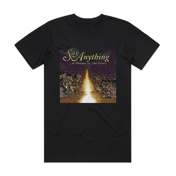 Say Anything In Defense Of The Genre Album Cover T-Shirt Black