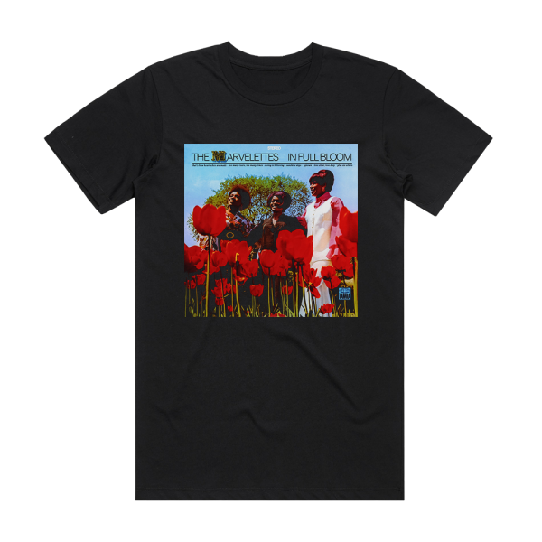 The Marvelettes In Full Bloom Album Cover T-Shirt Black