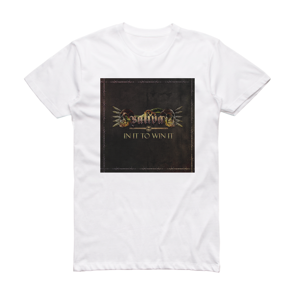 Saliva In It To Win It 1 Album Cover T-Shirt White