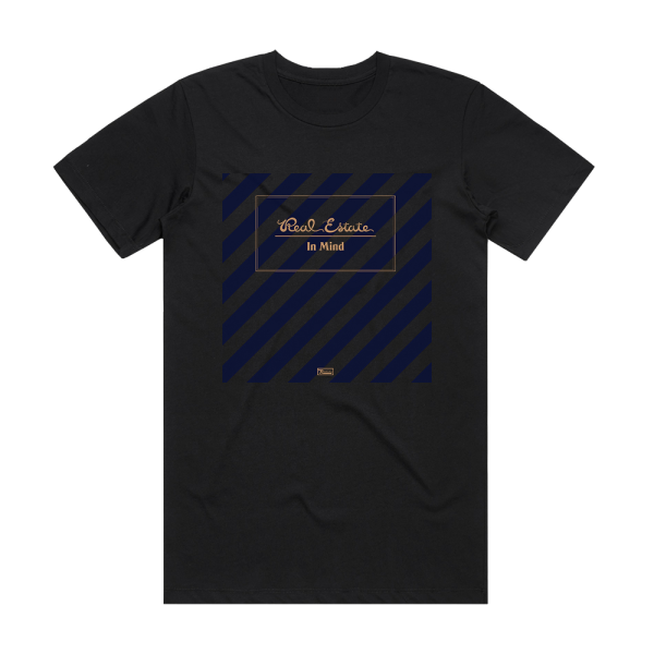Real Estate In Mind Album Cover T-Shirt Black