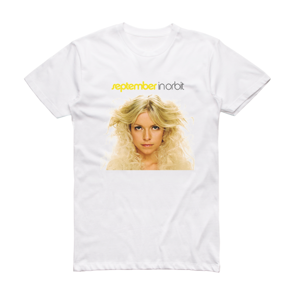 September In Orbit Album Cover T-Shirt White